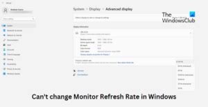 Image result for Display Refresh Rate Fix