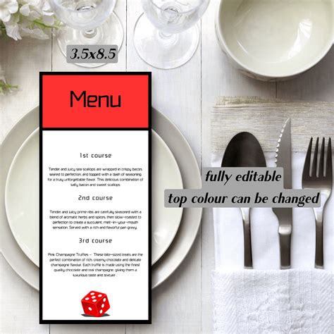 Image result for Table Mate Menu Card