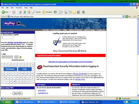 Image result for My Pay DFAS 1099-R