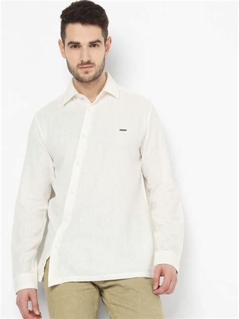 Men's Etx Roman In Ecru Solid Shirt