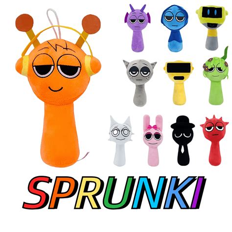 Sprunki Sprunky Plushies Birthday Gifts 8" Sprunki Game Plushies ...