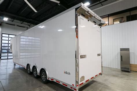 Image result for Intech Enclosed Gooseneck Trailers