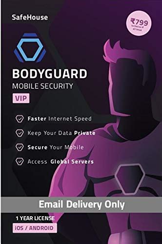 BodyGuard Mobile Security VIP (Mobile Antivirus) (1 user, 1 Year ...
