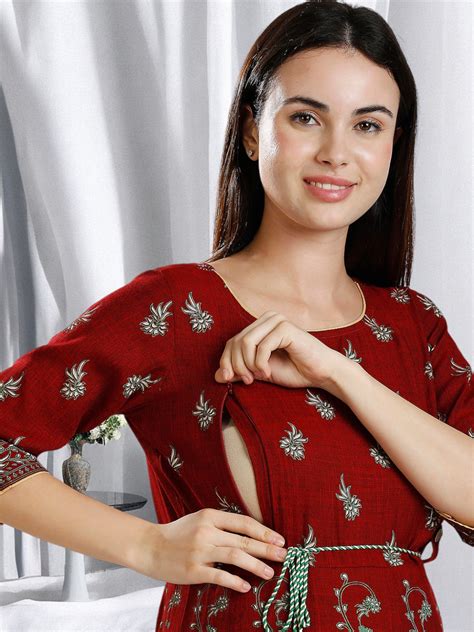 CLASSIC ETHNIC MATERNITY ANARAKALI FOR WOMEN – Trueshapestore