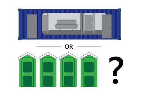 Porta-Potties vs. Shipping Container Restroom Building..... | Falcon Blog