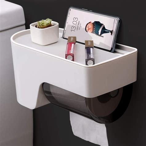 Covered Wall Mounted Toilet Roll Holder | HOKIPO – HOKIPO | Har Ghar ka ...