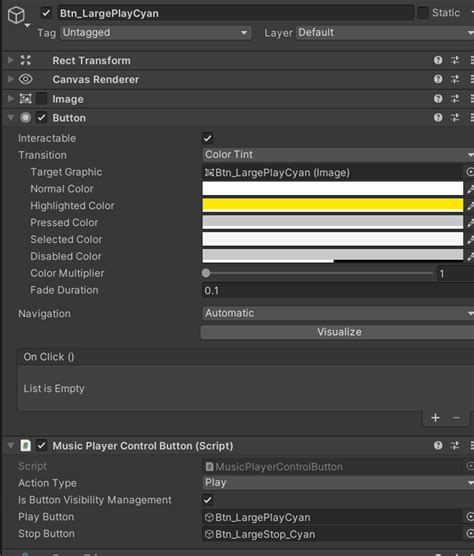 Unity Player Script 的图像结果