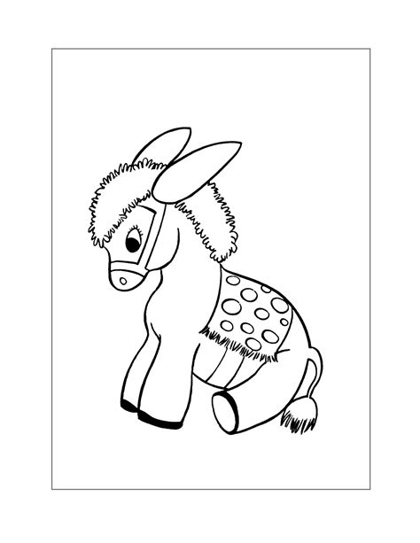 Donkey Coloring Pages – Printable Coloring Pages. FREE