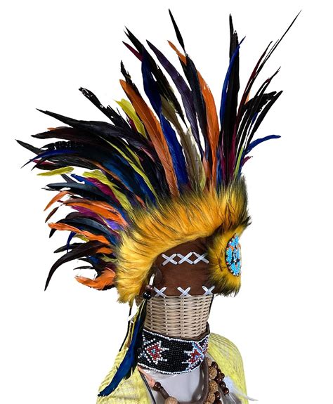 Buy Feather Headdress Indian Headdress Indian Feather Jewelry Cosplay ...