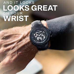 Buy French Connection The Max Automatic Men's Watch Black Leather Strap ...