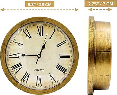 PrimoSupply MCM Style Wall Clock & Hidden Safe Box in One - 10 India | Ubuy