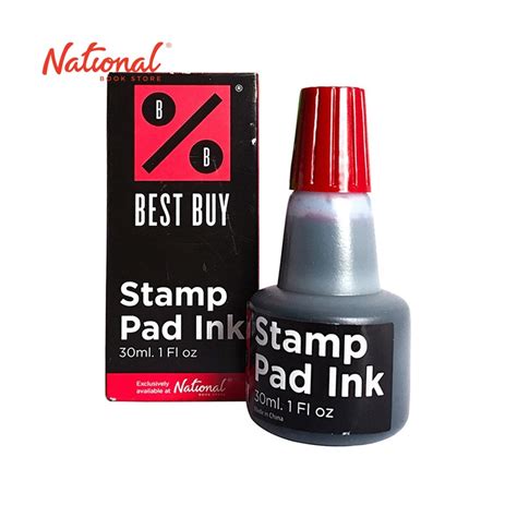 BEST BUY INK STAMP PAD RED 30ML