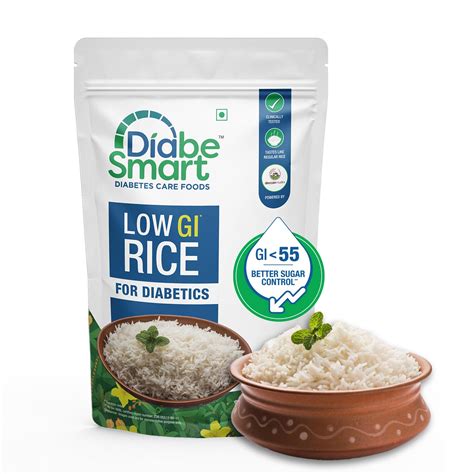 DiabeSmart Diabetic Rice 5kg | Tested Low GI Rice For Diabetic | Sugar ...
