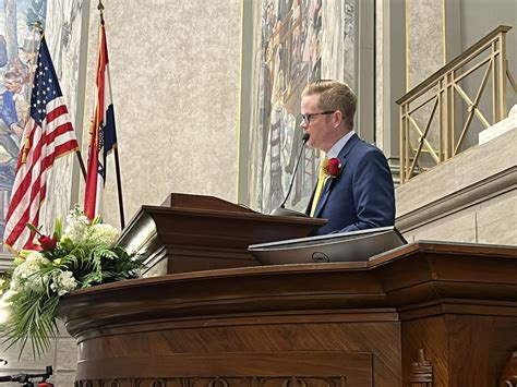 President Pro Tem Rowden gives speech to open session. - The Missouri Times