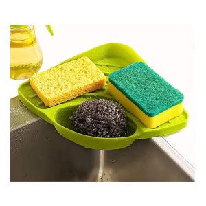 OfferTag: ATEVON Corner Kitchen Sink Storage Organizer Rack - Green ...
