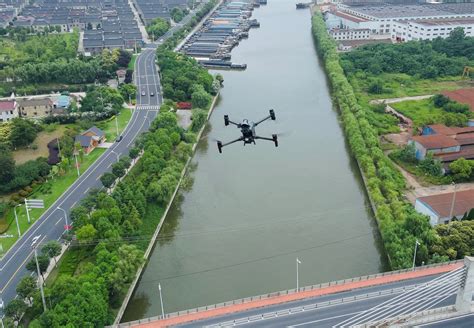 海安：无人机智慧巡河 守护水域安全_江南时报