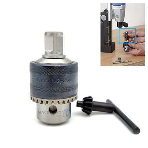 Drill Chuck With Adapter For DC30 Magnetic Core Drill. (Chuck 1.5-13mm ...