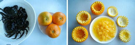 蟹酿橙的做法_图解蟹酿橙怎么做好吃-聚餐网