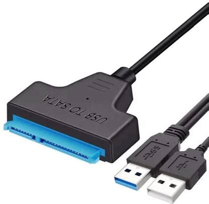TERABYTE Reversible USB 2.0 0.5 m USB 2.0 to 2.5" SATA 22P Hard Drive ...