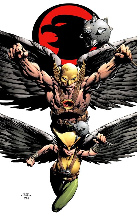 Hawkman and Hawkgirl by David Finch | Dc comics art, Hawkgirl, Hawkman