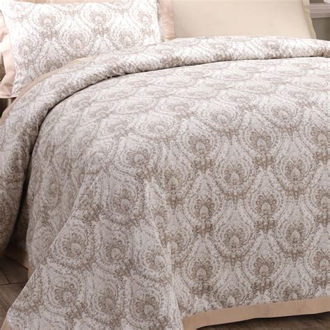 Buy MASPAR Art Nouveau Evan Brown Printed Cotton King Duvet Cover Set ...