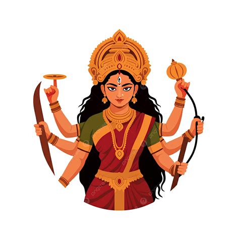 Durga Mata Puja Navratri, Durga, Durga Puja, Navratri PNG Transparent ...