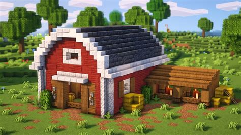 Cottagecore Barn Minecraft Tutorial 的图像结果