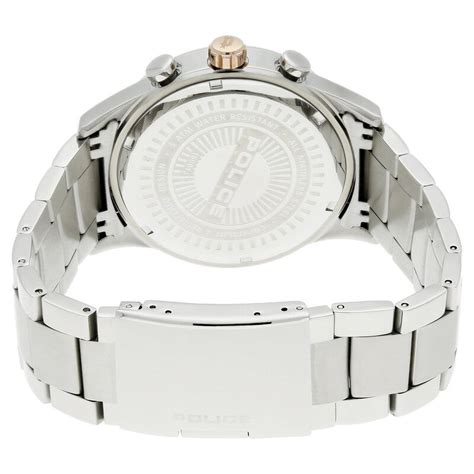 Buy Online Police Quartz Chronograph Blue Dial Metal Strap Watch for ...