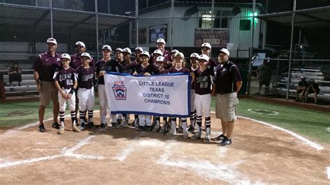 Little League baseball: Pearland East wins District 15 title