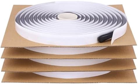 Oleitodh 4 Rolls Butyl Sealant Tape - 3/8" x 60' Rubber Sealant ...
