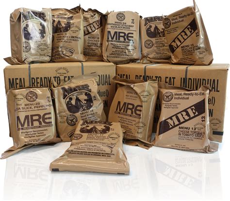Amazon.com: Wornick MRE Meals Ready to Eat, Inspection 2024, 2025 or Better, Emergency Food ...