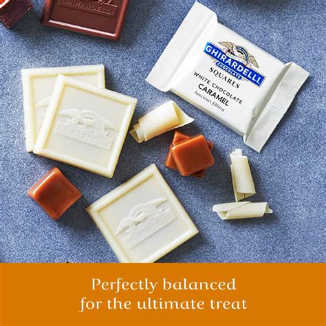 Ghirardelli White Chocolate Caramel Squares - Shop Candy at H-E-B