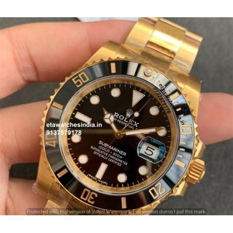 Rolex Submariner Full Gold Super Clone | Swiss ETA 3235 | COD