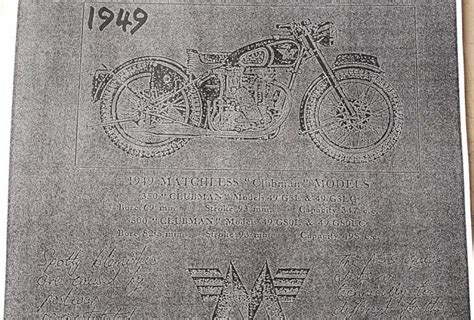 Matchless 1949 "Clubman" Models Spares List, Copy | BRITISH Only ...