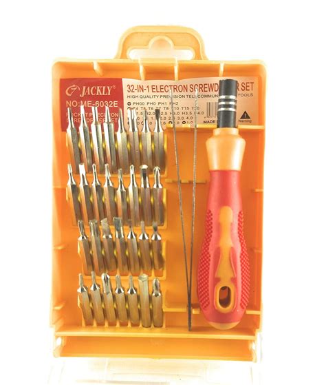 SME JK-6032E Precision Screwdriver Set with Tweezers (Pack of 32 ...