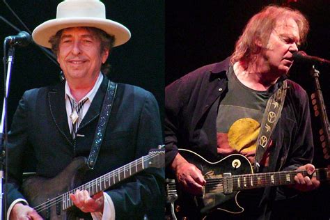 Bob Dylan y Neil Young tocaron juntos por primera vez en 25 años