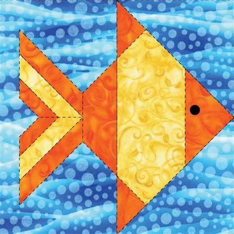 Image result for Paper Pieced Fish Pattern