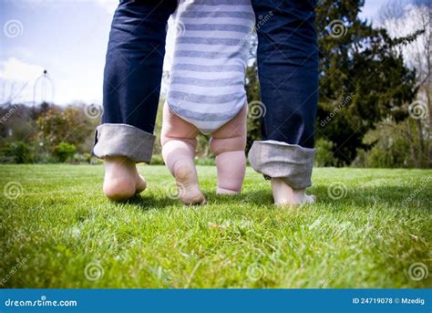 Baby first steps stock photo. Image of infant, people - 24719078