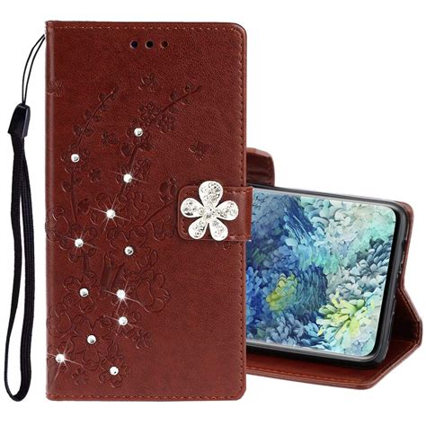 Cell Phone Cases for Samsung Galaxy A31 Diamond Encrusted Plum Blossom ...