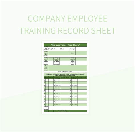 Free Employee Training Log Template Excel - Infoupdate.org