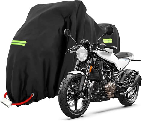 Rouzin XXXL Motorcycle Tarpaulin Scooter Outdoor Motorcycle Cover Waterproof Motor Garage Winter ...
