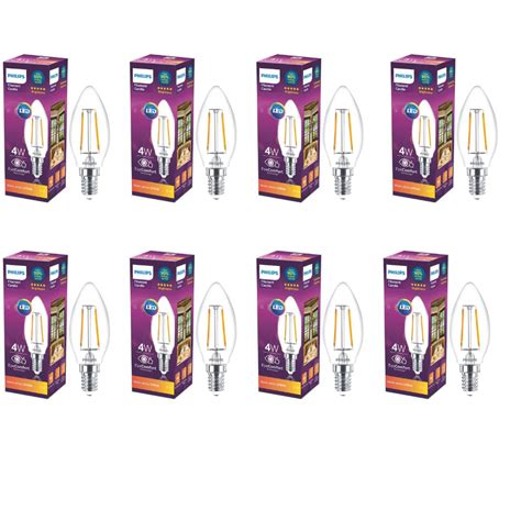 Buy PHILIPS 4-watt Filament Candle LED Bulb | Filament Candle Bulb Home ...