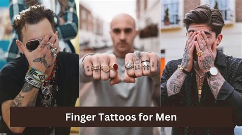 Finger Tattoos for Men with Meaning: Unique Designs and Symbolism ...