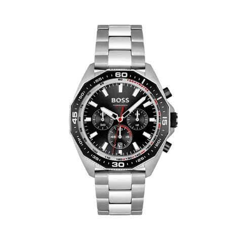 Hugo Boss Energy Black Stainless Steel Qtz Chrono Watch 1513971 – The ...