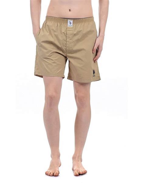 Buy U S Polo Assn Khakhi Cotton Boxer for Men I108 Online - Route2Fashion