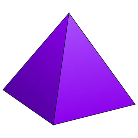 Image result for Triangular Pyramid Clip Art