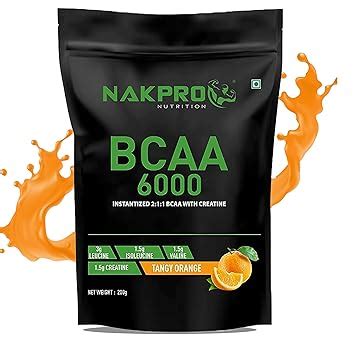 NAKPRO BCAA | Instantized 2:1:1 BCAA | 3g L-Leucine, 1.5g L-Isoleucinem ...