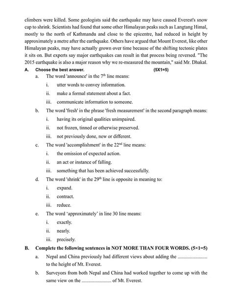 Image result for Class 11 Model Question