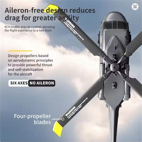 JJRC U9901 RC Helicopter 6CH Brushless Inverted Flight Stunt Remote ...