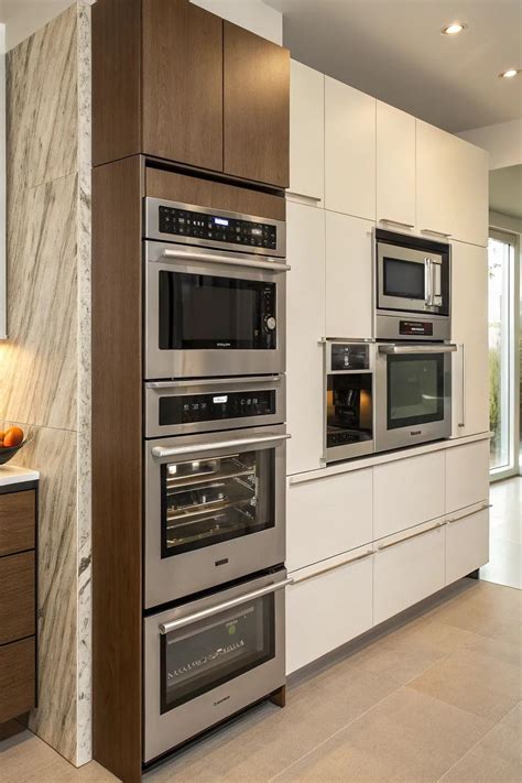 12+ Inspired Ideas for Double Oven Cabinets